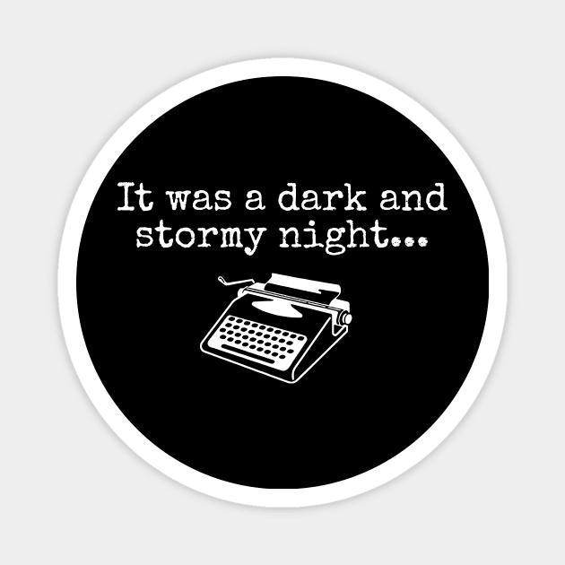 It Was A Dark And Stormy Night Magnet by aniza